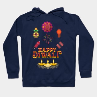 Diwali Festival design l Indian Festival l Desi l Happy Diwali Hoodie